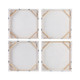 EV70307#S/4 22x22 Mushroom Dimensional Wall Art