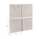 EV70307#S/4 22x22 Mushroom Dimensional Wall Art