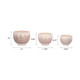 EV19857#Valdiva Ceramic Planters - Set Of 3
