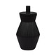 EV19871-03#Laurel Small Black Lidded Jar