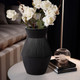 EV19871-03#Laurel Small Black Lidded Jar