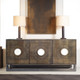 EV20038#65" Frye Wood And Marble Sideboard