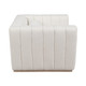 EV20024-01#40" Andreeva Tufted Accent Chair, Ivory