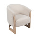 EV20025#32" Kaiser Accent Chair, Ivory