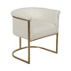 EV20034#24" Vieira Accent Chair, Ivory