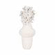EV20069-01#10" Antilles 3d Printed Vase, Ivory/beige