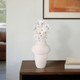 EV20069-02#14" Antilles 3d Printed Vase, Ivory/beige