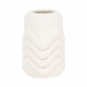 EV20071-01#12" Providence 3d Printedvase, Ivory/beige