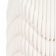 EV20071-01#12" Providence 3d Printedvase, Ivory/beige