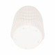 EV20071-01#12" Providence 3d Printedvase, Ivory/beige