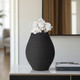 EV20074-02#15" Fernando 3d Printed Vase, Black