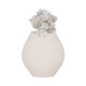 EV20082-01#11" Elphantine 3d Printed Vase, Ivory/beige