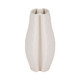 EV20082-01#11" Elphantine 3d Printed Vase, Ivory/beige