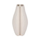 EV20082-02#16" Elphantine 3d Printed Vase, Ivory/beige