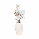EV20095-01#12" Murano 3d Printed Small Vase, White