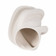 EV20095-01#12" Murano 3d Printed Small Vase, White
