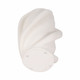 EV20095-01#12" Murano 3d Printed Small Vase, White