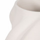 EV20095-02#15" Murano 3d Printed Large Vase, White