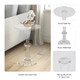 EV20103#20" Ronalia Acrylic Accent Table