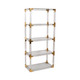 EV20110#66" Felix Acrylic Bookshelf/kd 2boxes