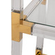 EV20110#66" Felix Acrylic Bookshelf/kd 2boxes