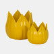 20116-02#S/2 5/8" Petal Planters, Yellow