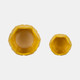 20116-02#S/2 5/8" Petal Planters, Yellow