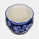 80298# 4", 7oz Round Chinoiserie Candle , Blue/white