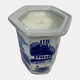 80299# 4", 5oz  Chinoiserie Candle , Blue/white