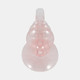 20118-12#11" Vintage Glass Taper Candle Holder, Pink
