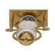 EV19240-01#11"h Gold Metal Sandtimer