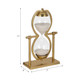 EV19240-01#11"h Gold Metal Sandtimer