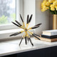EV20122-04#10" Fiona Large Black Stone Starburst Statuary Kd
