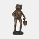 20157-02#11" Gardening Frog, Bronze