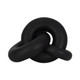 20173-01#9" Resin Knot Decor, Black