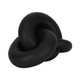 20173-01#9" Resin Knot Decor, Black