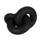 20173-01#9" Resin Knot Decor, Black