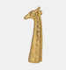 20175-01#13" Giraffe Head Tabletop Decor, Gold