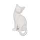20181-02#9" Kitty With Hanging Tail, White