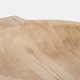 20198#16" Round Wood Bowl With Handles, Natural