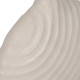 20212#8" Round Swirled Matte Vase, White