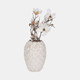 20216#13" Seashells Vase, White