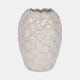 20216#13" Seashells Vase, White