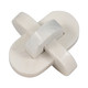EV19388-01#6" Liam White Marble Knots