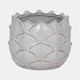 20248-02#7" Artichoke Planter, White