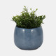 20249-02#7" Reactive Finish Planter, Blue