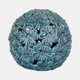 20305-01#1o" Flower Cut-out Garden Orb, Blue