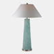 51319#37" Frosted Glass Table Lamp, Blue