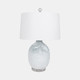 51320#27" 2-tone Glass Table Lamp, Blue/white