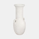 20341#19" Nomad Vase Rough Finish, White